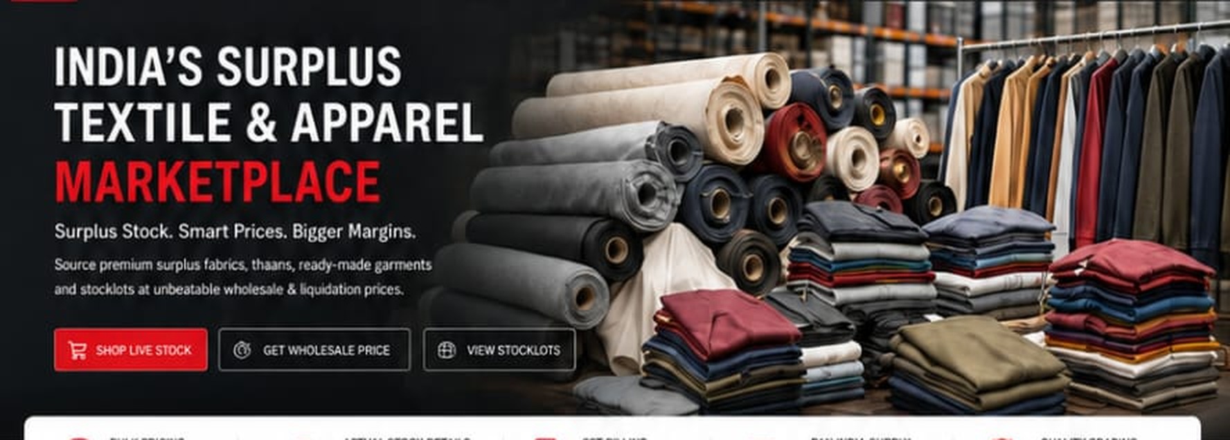 Surplus textile and apparel marketplace